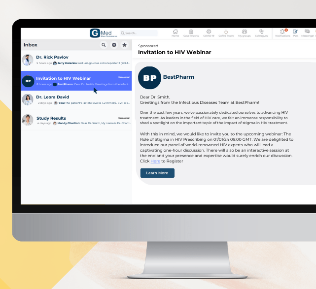 G-Med Introduces Targeted Direct Messaging for Physicians
