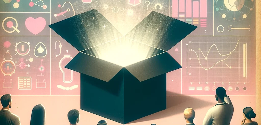 Depiction of looking inside black box of programmatic