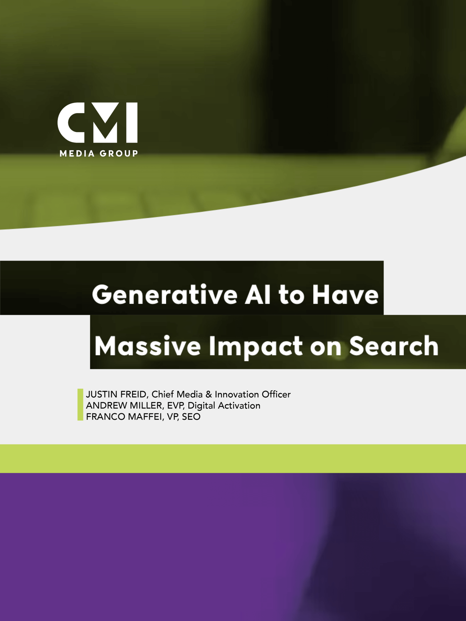 Generative AI to Have Massive Impact on Search