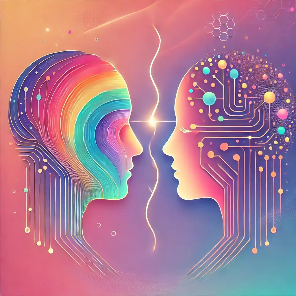 Emotional Intelligence Era Image 2 - two people facing each other in cartoon form