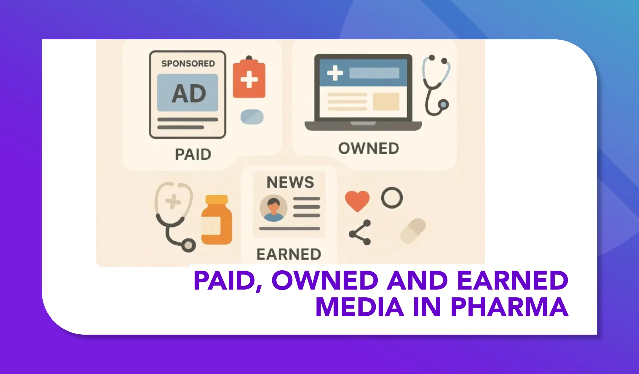 Paid, Owned and Earned Media in Pharma
