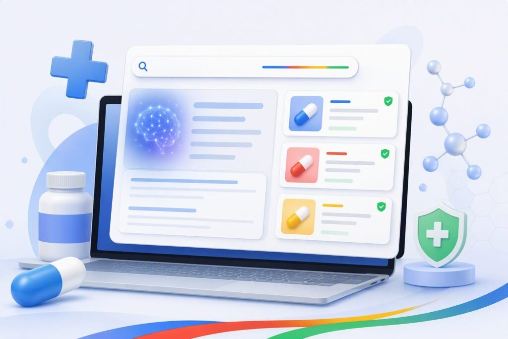 Google Begins Testing Drug Ads in AI Search Tools
